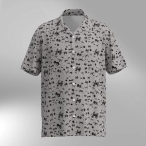 Star Wars Spaceships Battle Hawaiian Shirt - Gray