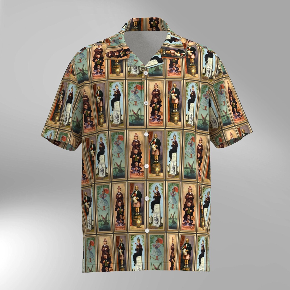 Disneyland Haunted Mansion Stretching Portraits Hawaiian Shirt